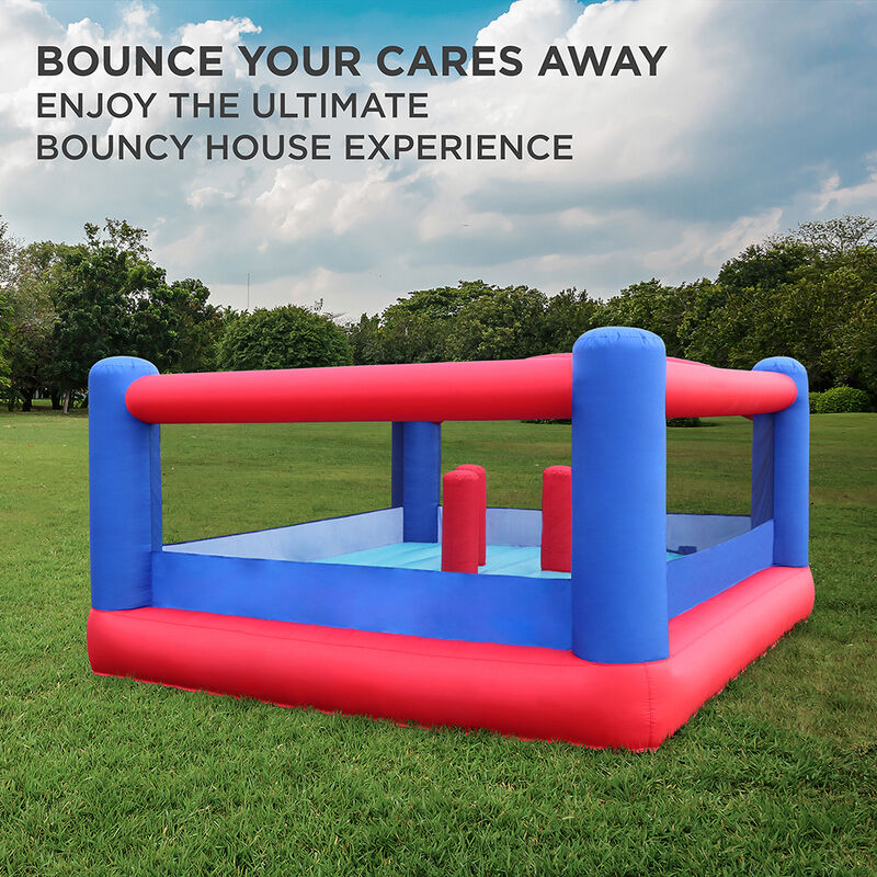 Sunny & Fun Inflatable Bouncy Castle with Built-In Posts image number 5