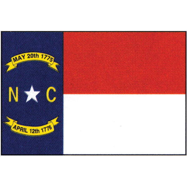 North Carolina State Flag, 12" x 18" | Overton's
