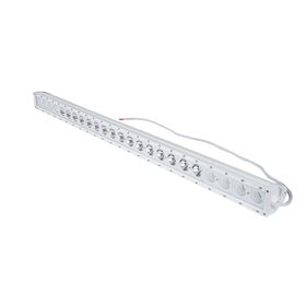 New - 50inch Marine Grade Single Row Straight Light Bar with 240-Watt 24  x 10W High Intensity OSRAM LEDs