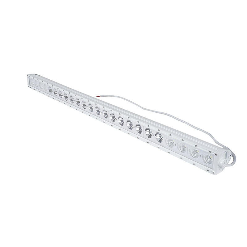 New - 50inch Marine Grade Single Row Straight Light Bar with 240-Watt 24  x 10W High Intensity OSRAM LEDs image number 1