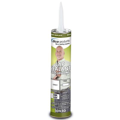 Self-Leveling Lap Sealant, 10.3 oz. tube - Gray