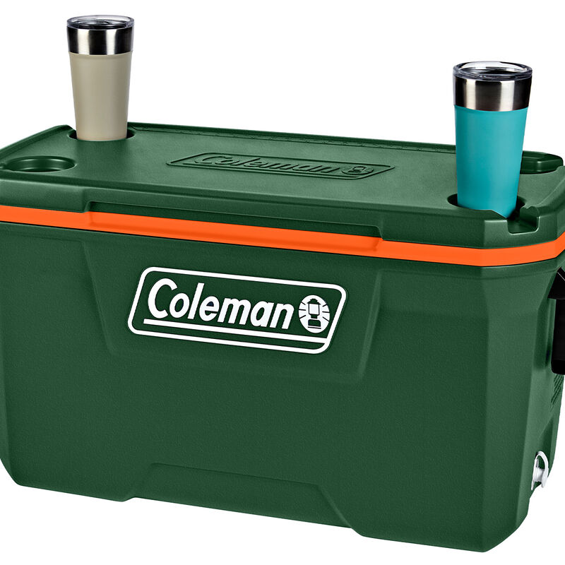 Coleman 316 Series 70-Quart Hard Ice Chest Cooler, Olive image number 5