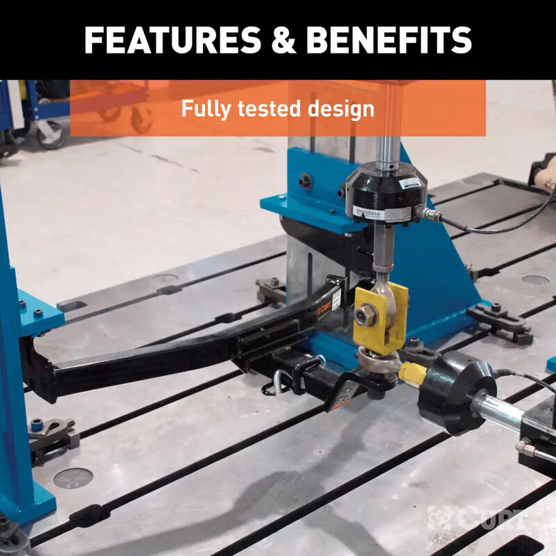 CURT 13193 Class 3 Trailer Hitch, 2" Receiver, Select Ford Transit 150, 250, 350, E-Transit image number 6