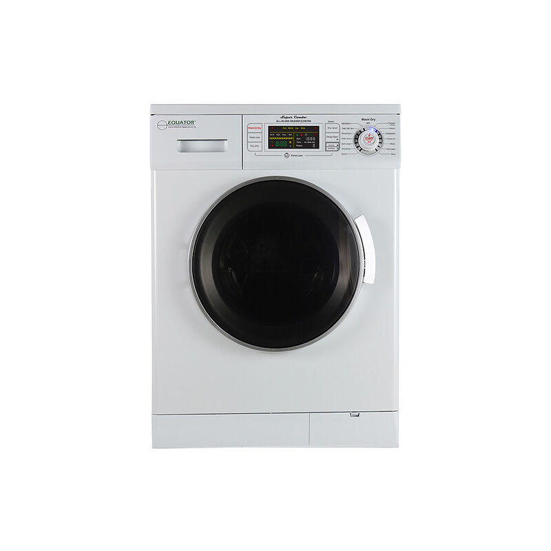Equator Compact Combo Washer/Dryer, Black (Vented/Ventless) with Winterize and Quiet Feature, EZ 4400N White image number 1
