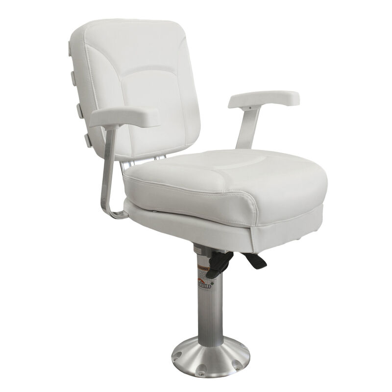 Springfield Ladderback Chair Package With Locking Slide/Swivel, White image number 1