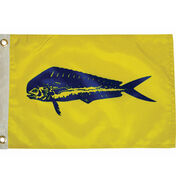 Fisherman's Catch Flag 12" x 18", Dolphin 