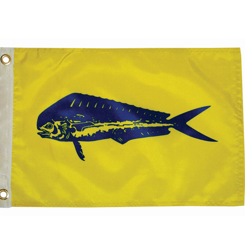 Fisherman's Catch Flag 12" x 18", Dolphin  image number 1