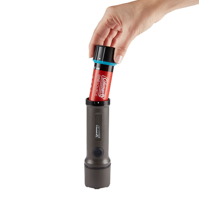 Coleman OneSource 600 Lumens LED Flashlight & Rechargeable Lithium-Ion Battery image number 3