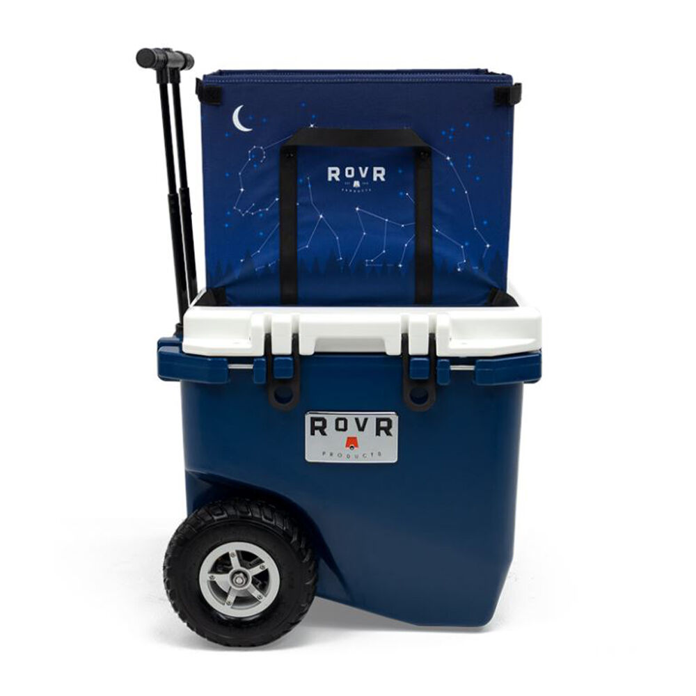 RovR RollR 45-Qt. Wheeled Cooler with Collapsible LandR Bin RovR RollR 45-Qt. Wheeled Cooler with Collapsible LandR Bin