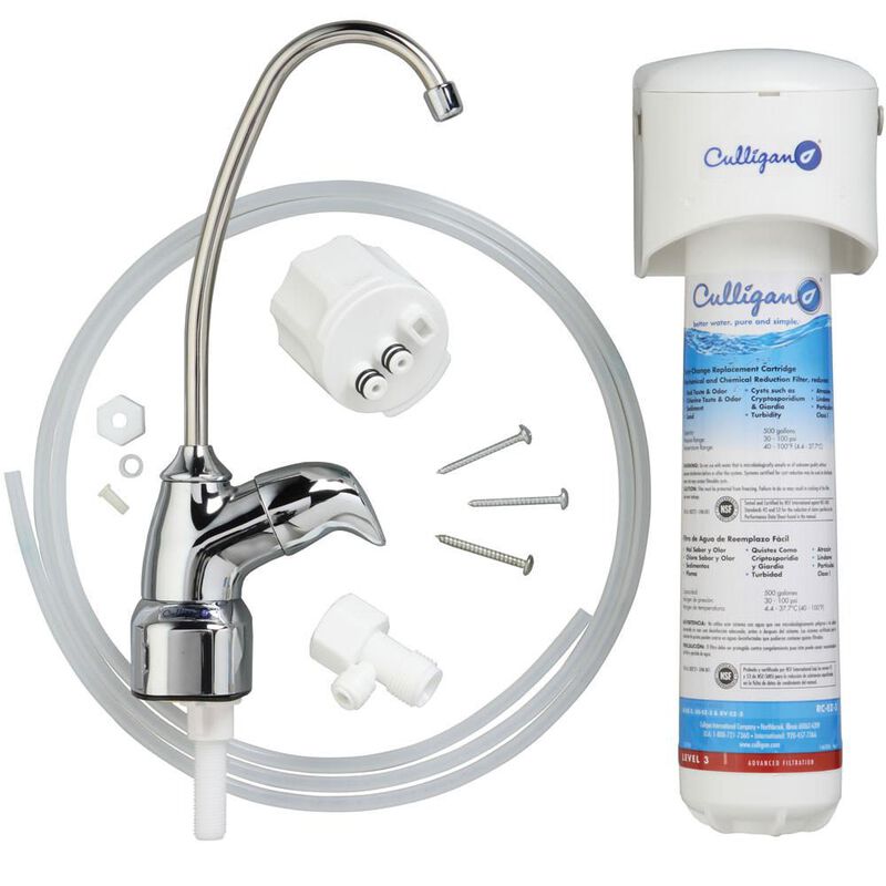 Culligan RV-EZ-3 Undersink Water Filter Kit with Faucet image number 1