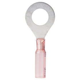 Ancor Heat Shrink Ring Terminals, 22-18 AWG, 3/8" Screw, 3-Pk.