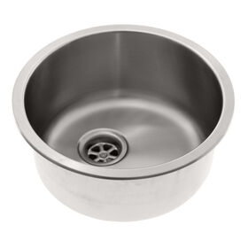 Ambassador Marine Cylinder Stainless Steel Sink, 11-1/2" Dia.