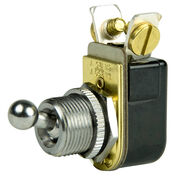 BEP SPST Chrome Plated, 3/8" Ball Toggle Switch, On/Off