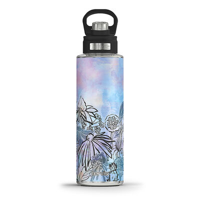 Tervis Floral Lines 40-oz. Stainless Steel Wide-Mouth Bottle