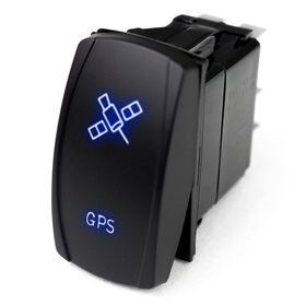 LED Rocker Switch w/ Blue LED Radiance (GPS)