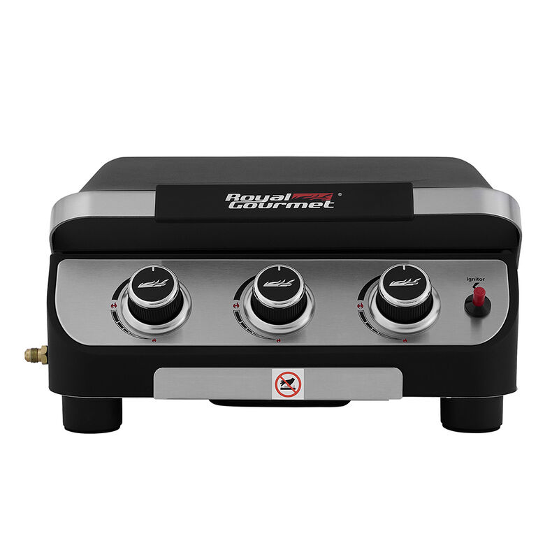 Royal Gourmet PD1505S Portable Flat Top Gas Griddle with Hood image number 8