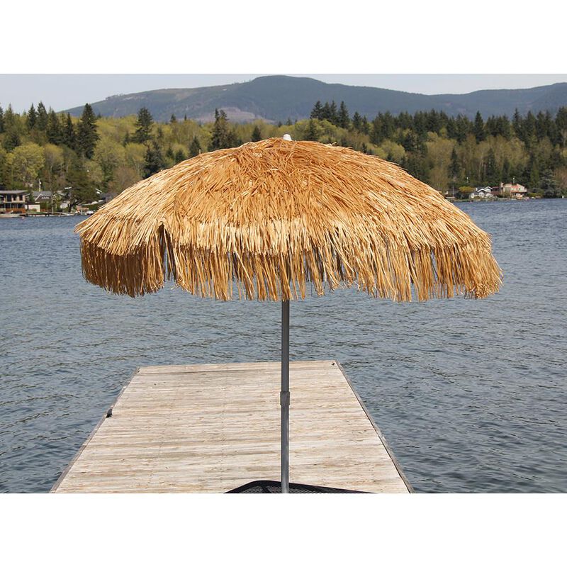Palapa Tiki Patio Umbrella 6 ft - Whiskey Brown image number 2