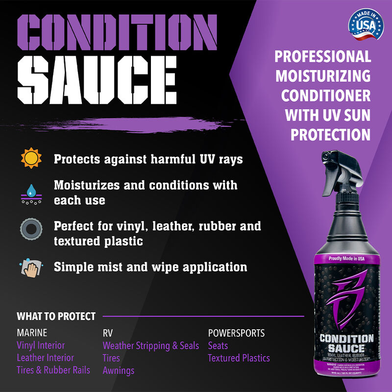 Condition Sauce - UV Protecting & Moisturizing Spray - Quart image number 4