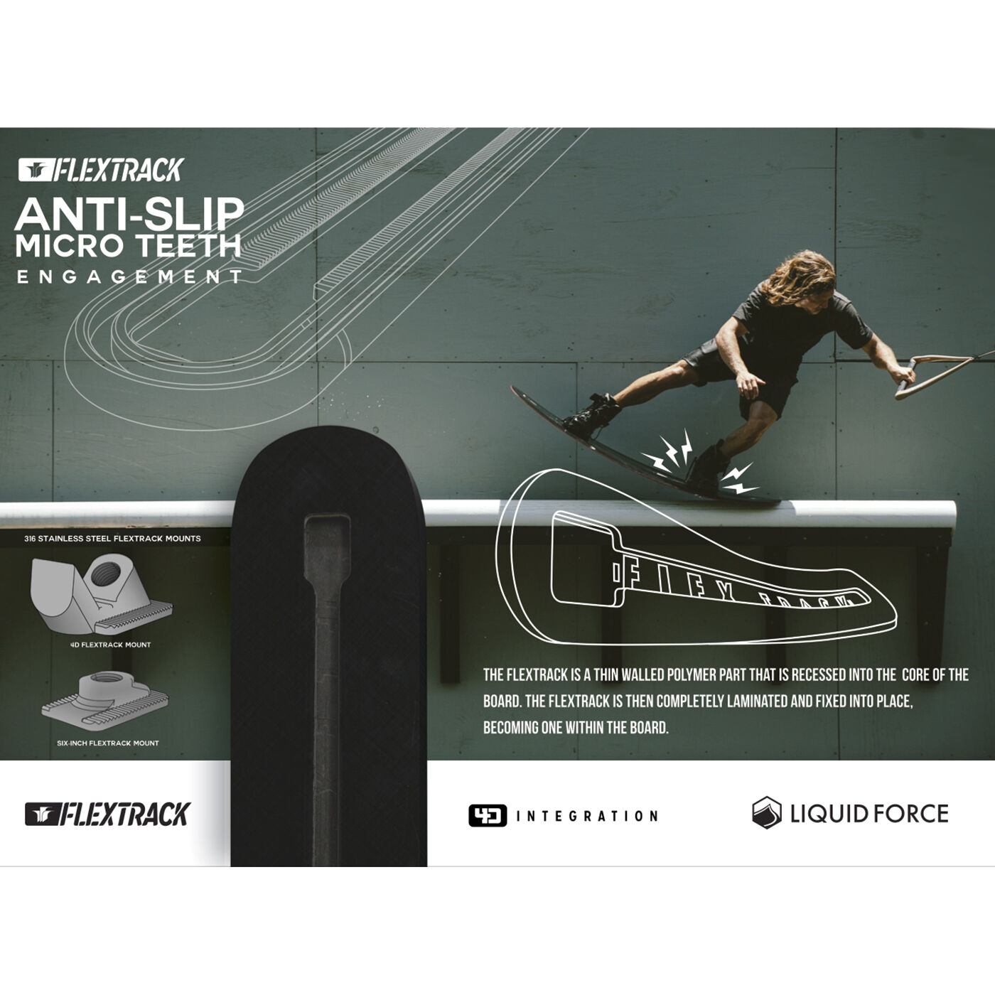 Liquid Force Flex 4D Wakeboard Bindings