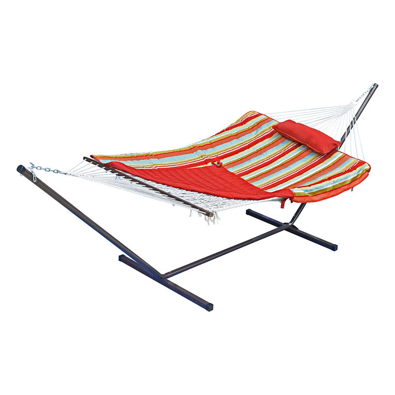 Algoma Rope Hammock, Stand, Pad, and Pillow Combination image number 13