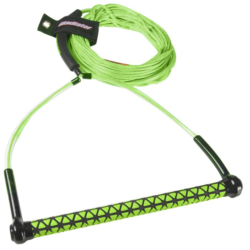 Gladiator Pro Wakeboard Handle With 75' 3-Section Spectra Mainline image number 1