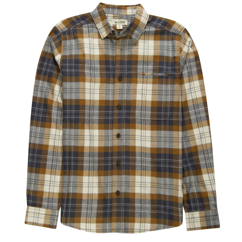 Ultimate Terrain Men's Essential Flannel Long-Sleeve Plaid Shirt image number 6