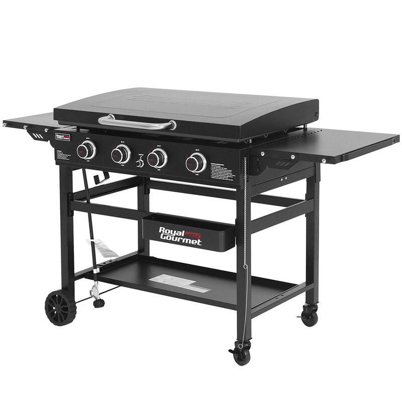 Royal Gourmet 36" 4-Burner Flat Top Gas Griddle with Hard Cover image number 4