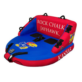 Collegiate Waves Kansas "The Captain" 2-Person Towable Tube