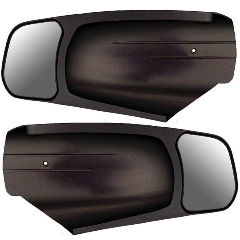 CIPA Custom Towing Mirror Set&mdash;Chrome Capped/Painted Mirrors, 10950 image number 1