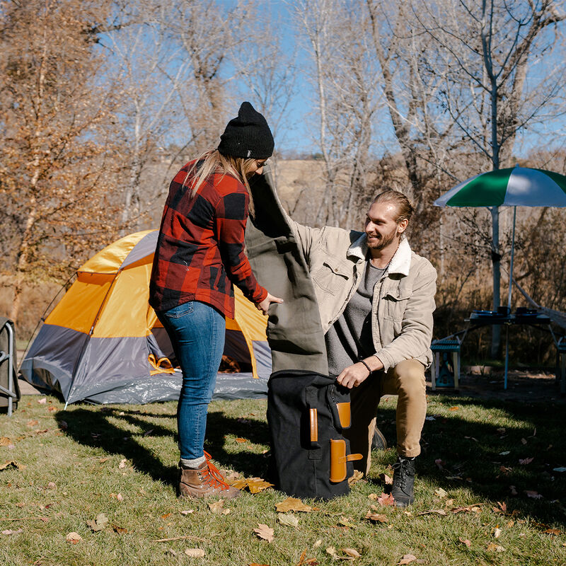 Stansport Heavy-Duty Canvas Tarp, 8' x 10', Olive Drab Green image number 8