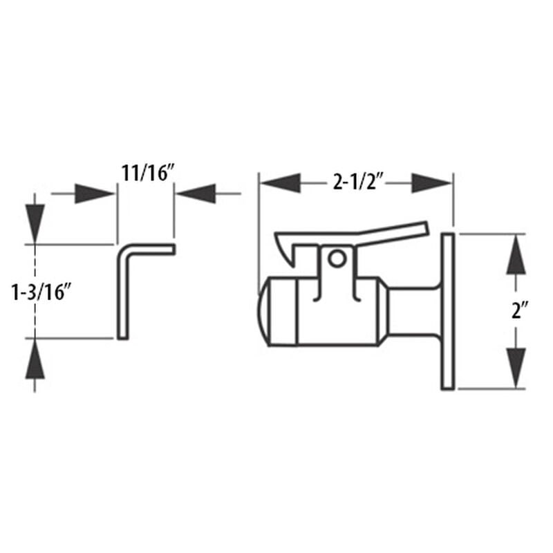 Stainless Steel Door Stop-And-Catch image number 2