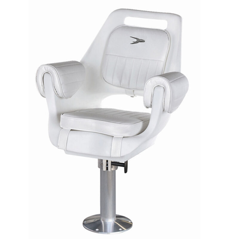Wise Deluxe Pilot Chair w/15" Fixed Pedestal and Seat Swivel image number 1