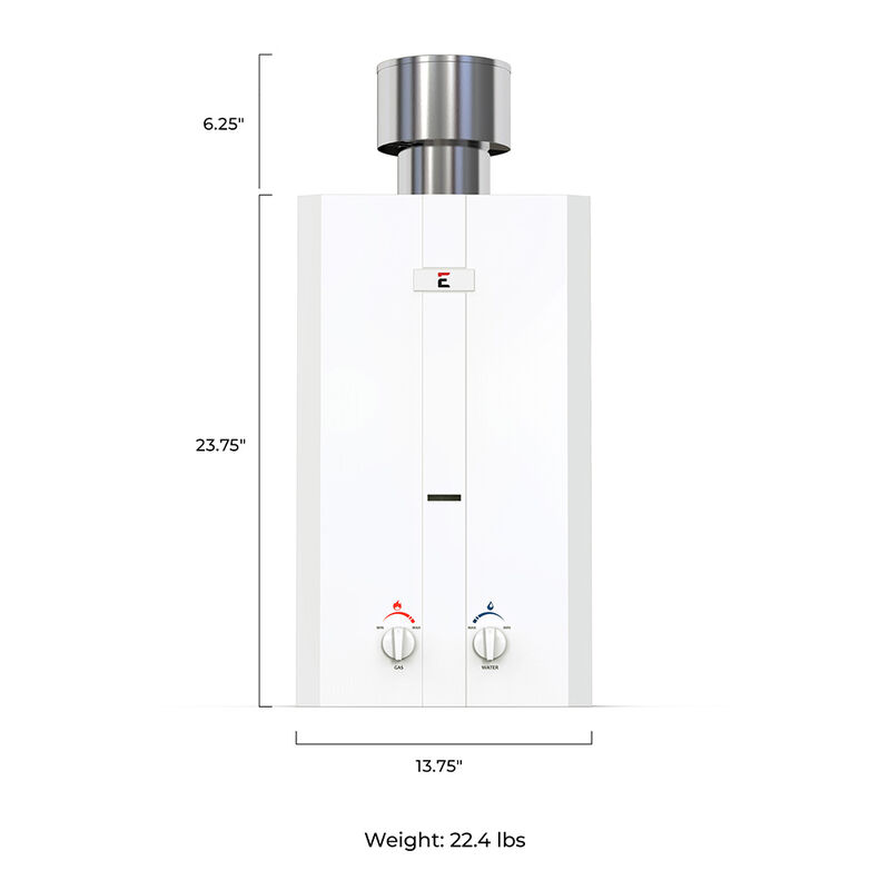 Eccotemp L10 Portable Outdoor Tankless Water Heater w/ EccoFlo Diaphragm  12V Pump, Strainer u0026 Shower Set | Overton's