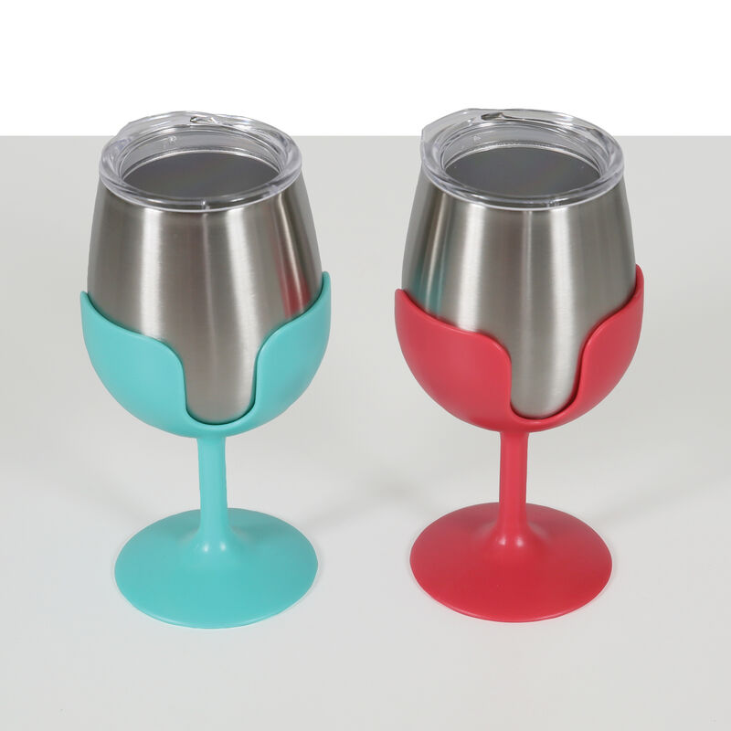 Camco Stainless Steel Wine Tumbler with Removable Stem image number 11
