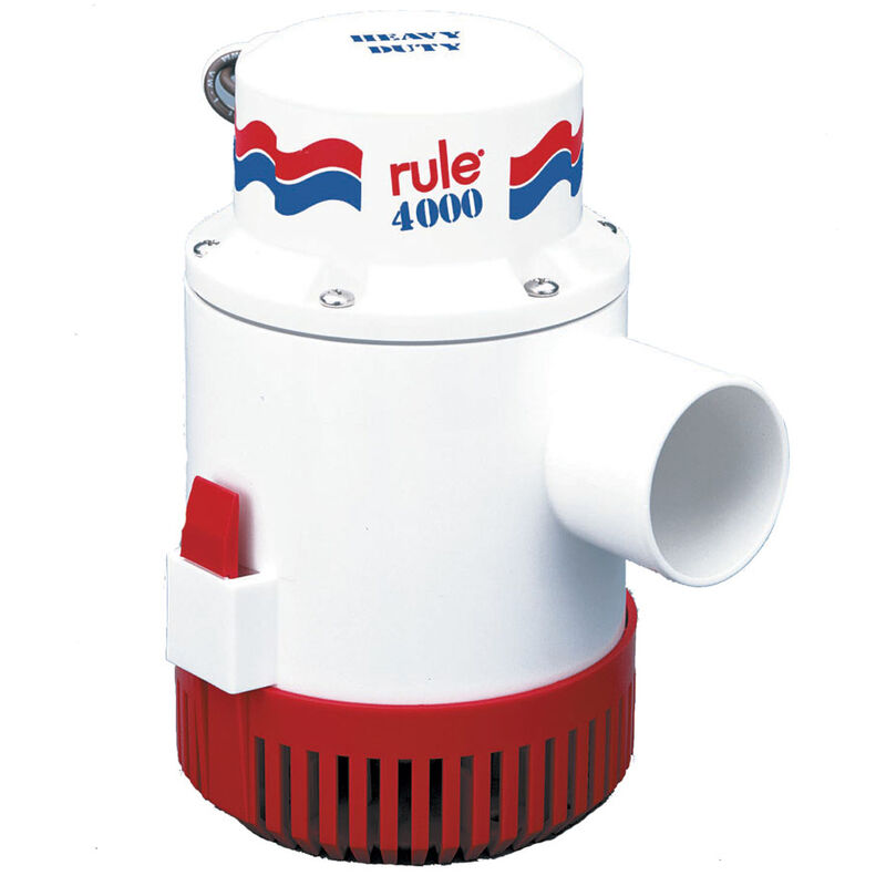 Rule 4000 Non-Automatic 12V Bilge Pump image number 1