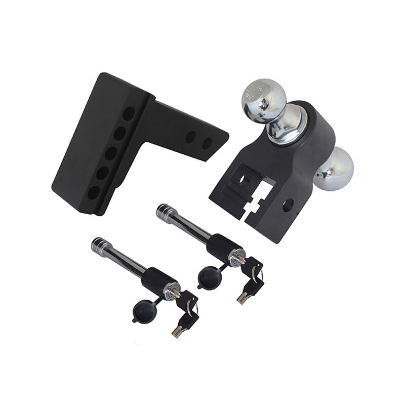 Trailer Valet Blackout Series 10,000 lbs Adjustable Drop Hitch with 2 inch and 2-5/16 inch Ball image number 11