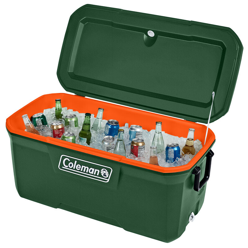 Coleman 316 Series 120-Quart Hard Ice Chest Cooler, Olive image number 3