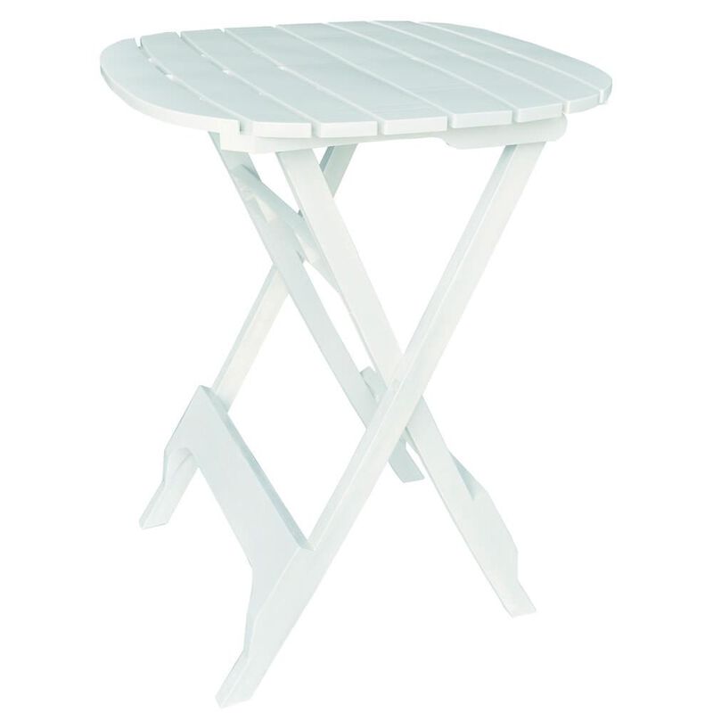 Quik-Fold 40" Bistro Table, White image number 1