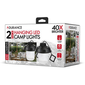 Adurance Hanging LED Camp Lights, 2-Pack