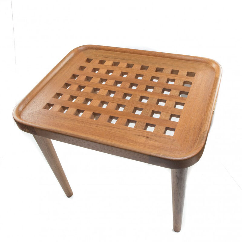 Whitecap Teak Cockpit Grate End Table image number 2