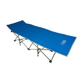 Osage River Folding Camp Cot with Carry Bag Blue