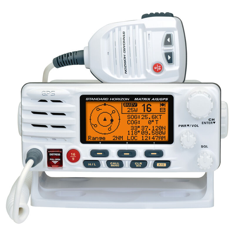 Standard Horizon MATRIX AIS+ GX2150 VHF Radio and AIS Receiver, white image number 1