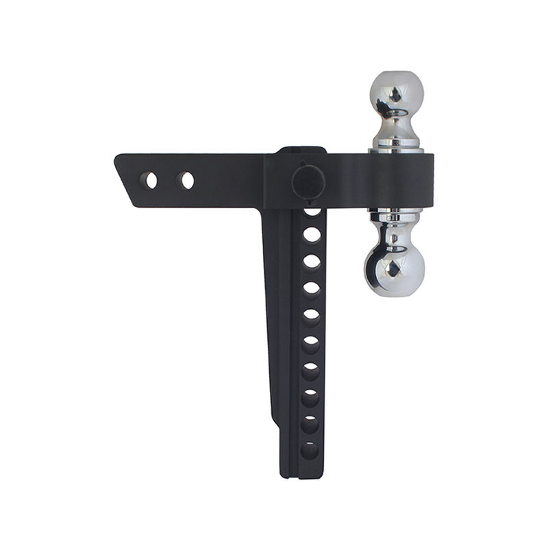 Trailer Valet Blackout Series 10,000 lbs Adjustable Drop Hitch with 2 inch and 2-5/16 inch Ball image number 4