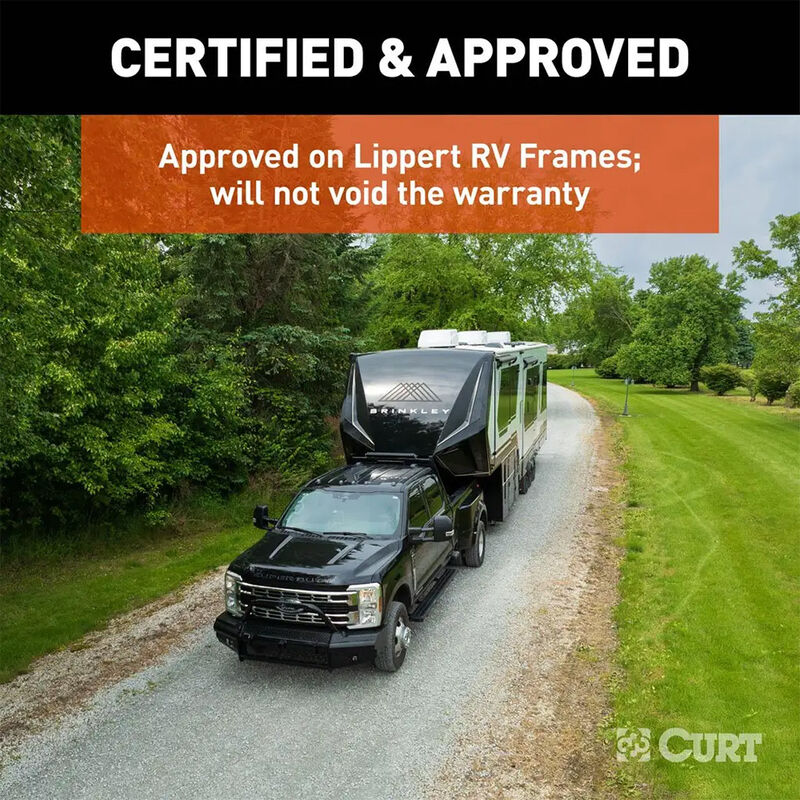 CURT Helux Coil-Spring Gooseneck Pin Box, 4,300 lbs. Pin Weight, 20,000 lbs. Capacity image number 2