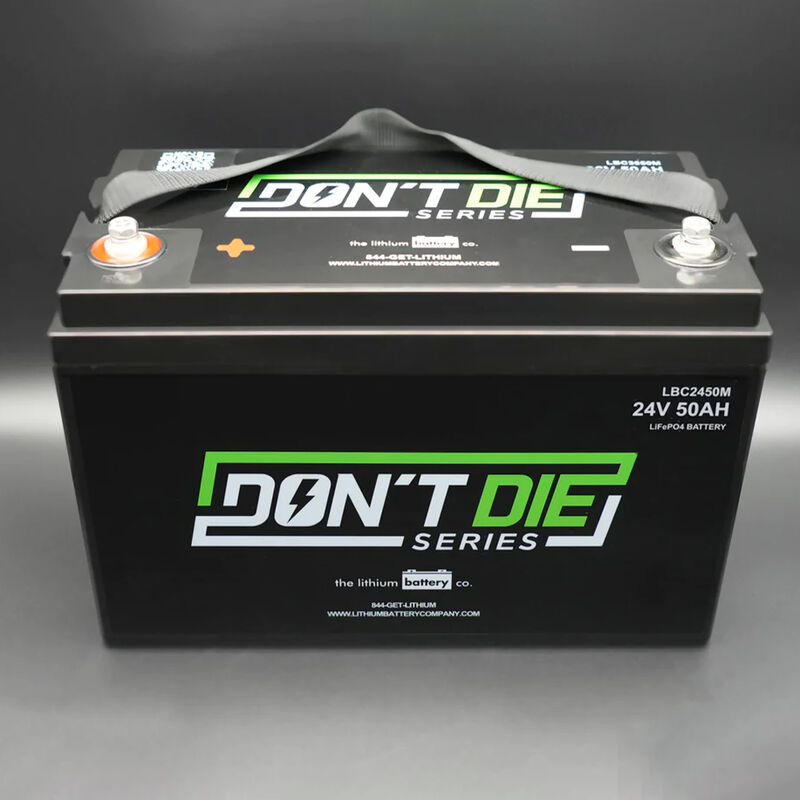 Lithium Battery Company Don't Die Series 24V 50Ah Lithium Trolling Motor Battery image number 1