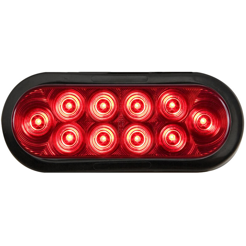 Optronics 6" Oval LED Trailer Stop/Turn/Tail Light image number 1