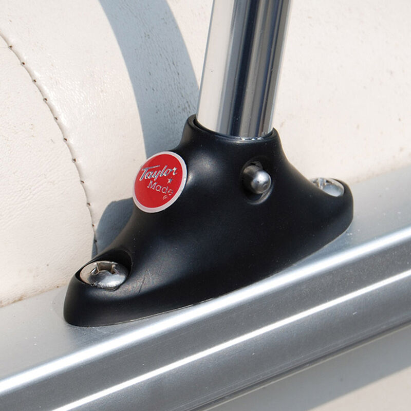 Pontoon Flag Pole Socket with Flag with Canadian Flag image number 1