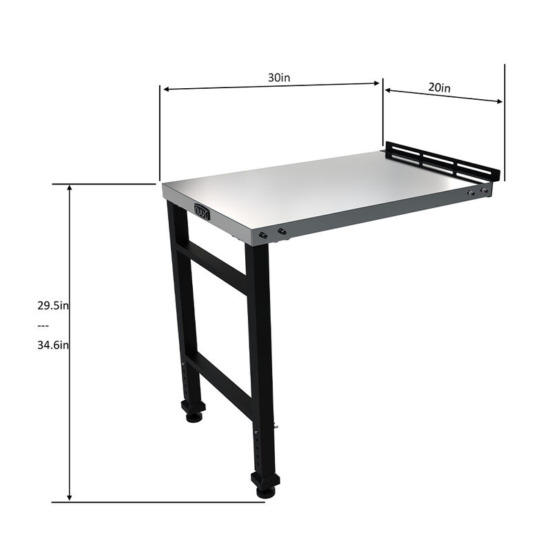 NUUK 30" Stainless Steel Universal Extension Table for Griddle and Pellet Smoker image number 7
