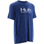 Huk Men's Tri-Blend Short-Sleeve Logo Tee