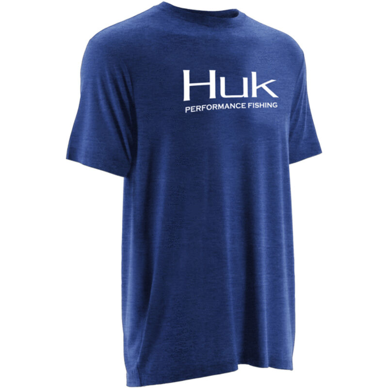 Huk Men's Tri-Blend Short-Sleeve Logo Tee image number 1